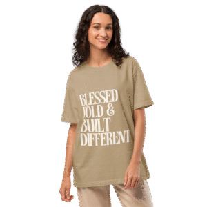 The Built Different Women T-shirt (Oversize)