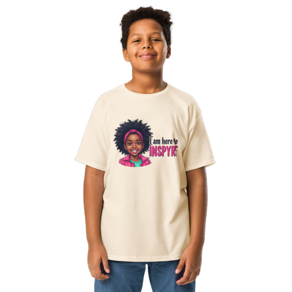 Here to INSPYRE Youth Cotton T-shirt - Image 2