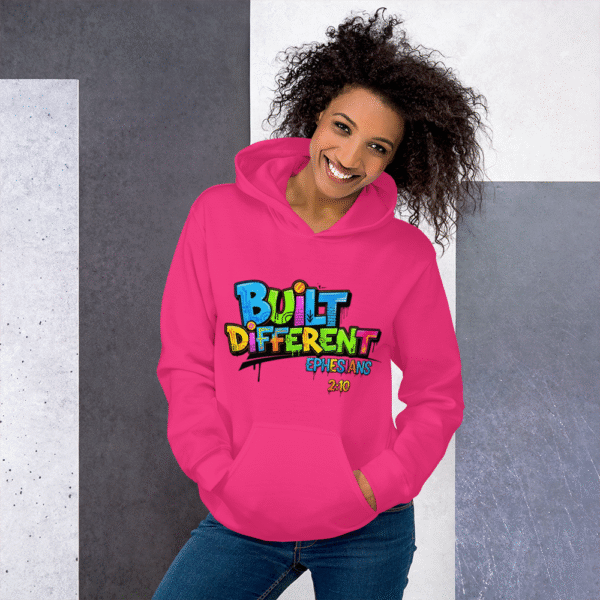 Built Different Too Unisex Hoodie - Image 2