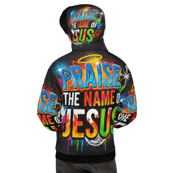Praise the Name of Jesus Unisex Hoodie - Image 2