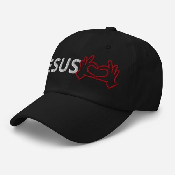 Jesus Loves Dad Black Hat - Image 3
