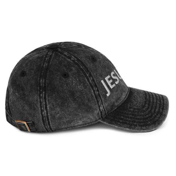 Vintage Jesus Loves Cotton Twill Cap - Image 4